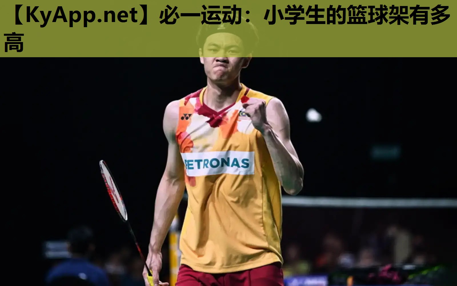 必一运动：小学生的篮球架有多高