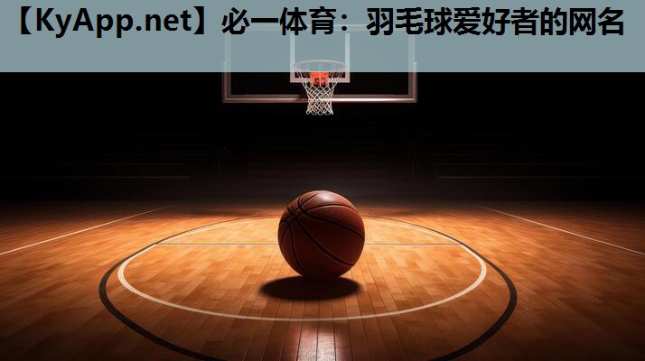 羽毛球爱好者的网名