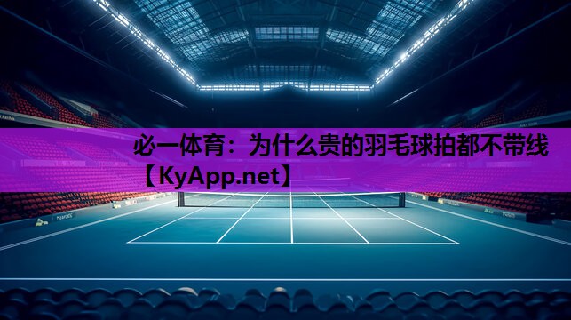 为什么贵的羽毛球拍都不带线